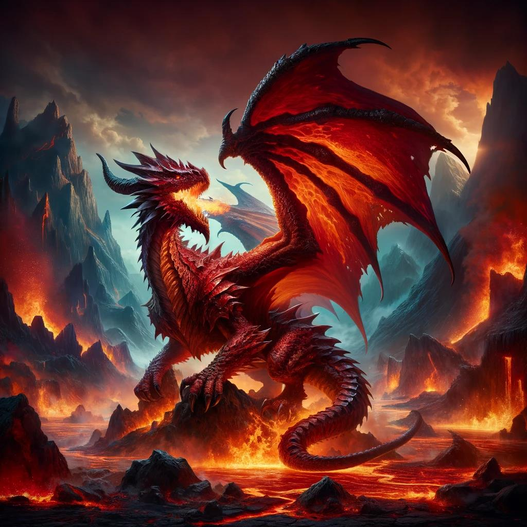 Young Red Dragon - DnD 5e Monsters